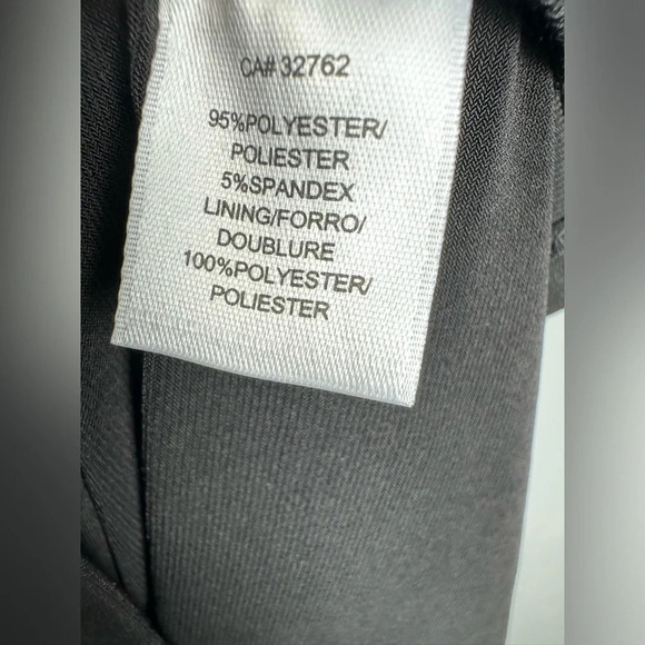 Laundry by Shelli Segal short sleeve black midi dress size 8 - Picture 3 of 8